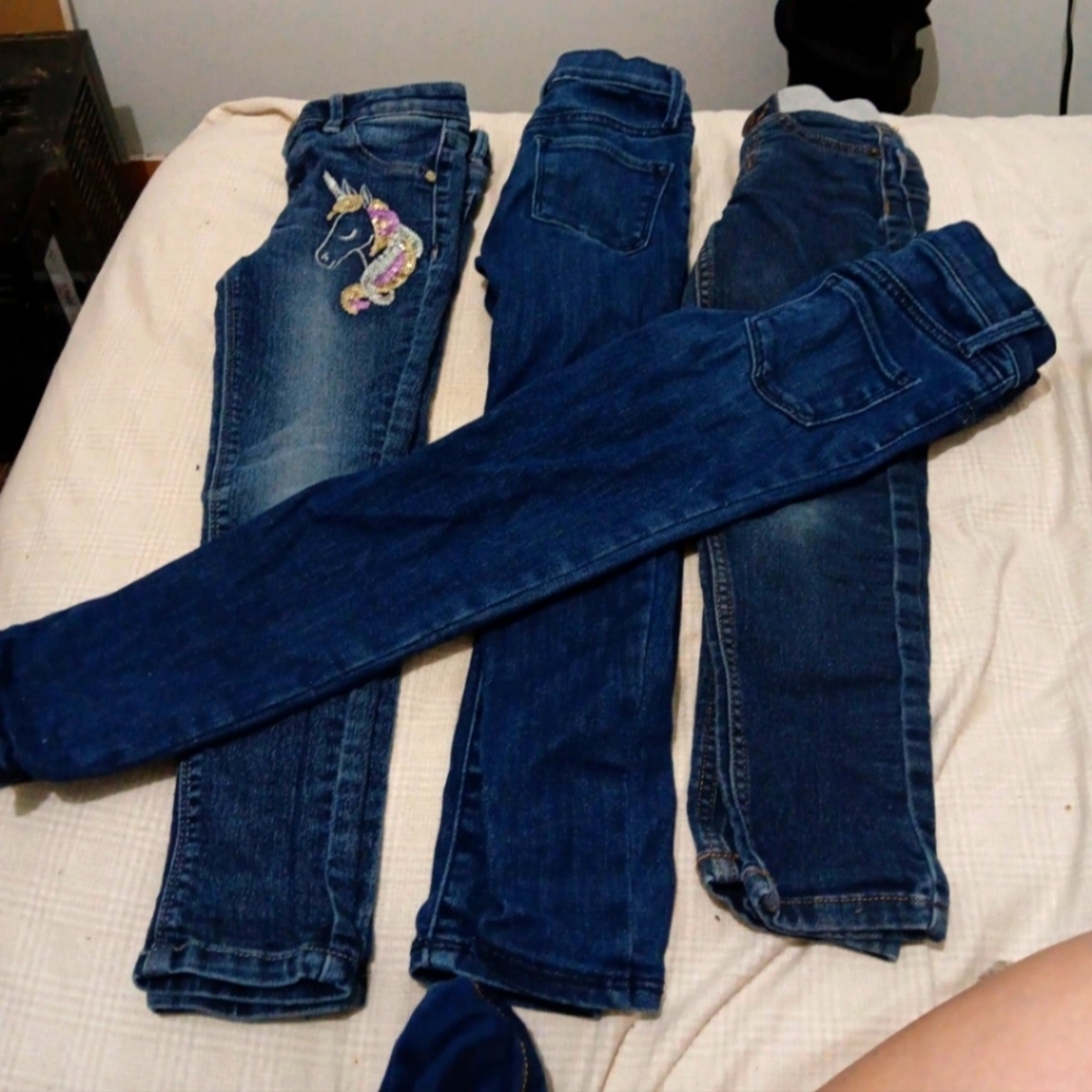 Size 6 girls jeans lot